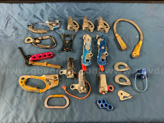 Lot of Misc. Industrial Climbing Equipment: Includes Petzl, Safetech and More