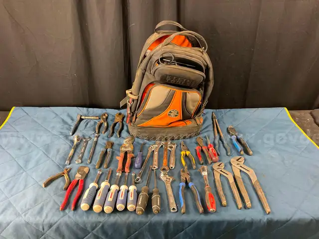 Klein Tools Backpack with Misc. Hand Tools