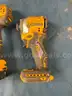 Husky Tool Bag with 3 - DeWalt Power Tools and 1 - Charger, All Power On