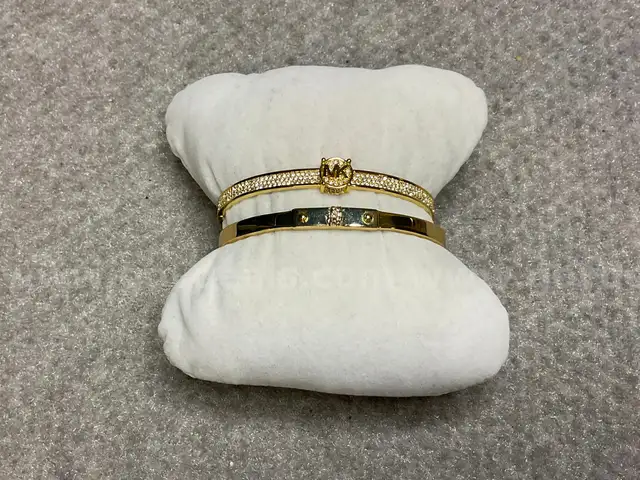 2 - Fashion Bracelets Labeled Michael Kors, 39.88 Total Weight, Size 6.75&#x22;  &#x26; 6.50&#x22;