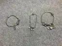 3 - Fashion Bracelets Labeled Pandora, 1 - Labeled Pandora/Disney, 67.76g Total Weight