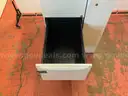 Unbranded Metal Wardrobe, 2&#x27; x 23&#x22; x 49&#x22; (Unlocked, Missing Keys)