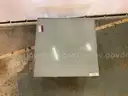 Unbranded Metal and Glass Table, 26&#x22; x 26&#x22; x 16&#x22; (Chipped Glass)