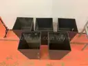 Lot of Misc. Patio Furniture: 5 - Planters and 2 - Outdoor Tables