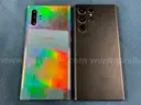 2 - Samsung Cell Phones (User-Locked) Both Power On