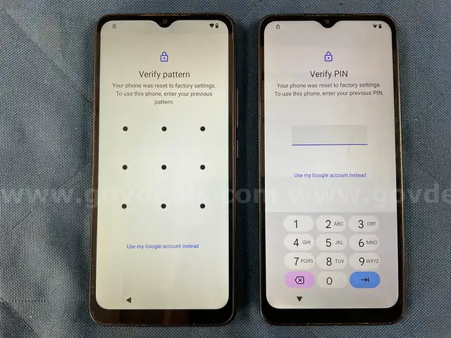 2 - Vortex Cell Phones (User-Locked) Both Power On