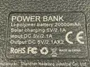 3 - Solar Power Banks with Flashlights: 1 - 26800mAh, 1 - 20,000mAh and 1 - Unknown
