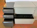 4 - Filing Cabinets: 3 - Herman Miller and 1 - Make Unknown