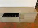 4 - Filing Cabinets: 3 - Herman Miller and 1 - Make Unknown