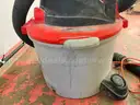 Ridged Shop Vacuum Model WD09450, Powers On (Tape on Hose, Missing Wheel)