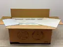 4 - 6.5&#x22; Coaxial Ceiling Speaker System, Model FAP63T in Box with Hardware (Untested)