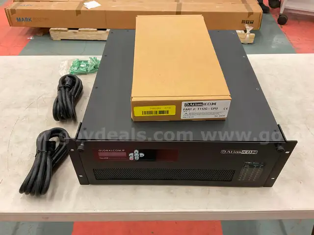 Atlas IED TitanONE Smart Power Amplifier Mainframe, Model T112 with Amp Card in Box with Accessories (Untested)