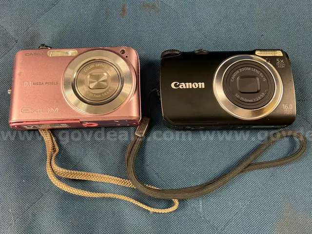 2 - Digital Cameras: Canon PowerShot A3300 IS, Model PC 1589 &#x26; Casio Exilim EX-X1080