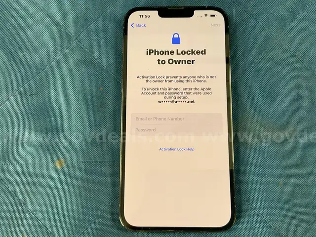 Apple iPhone 13 Pro Max (User Locked) Model A2484, IMEI 356985728150089
