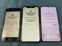 3 - Cell Phones (User Locked): Samsung &#x26; 2 - Apple