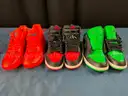3 - Pairs of Fashion Shoes, Labeled as 2 - Jordan &#x26; Puma