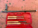 Vintage J.A. Fay &#x26; Egan Lathe, Model 400 With 1/2 HP 220V 3 Phase Motor &#x26; Accessories