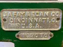 Vintage J.A. Fay &#x26; Egan Lathe, Model 400 With 1/2 HP 220V 3 Phase Motor &#x26; Accessories