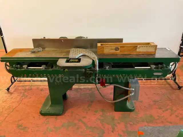 Vintage J.A. Fay &#x26; Egan Hand Planer &#x26; Jointer, Model 506 With Accessory