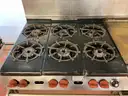 Wolf Equipment Restaurant Gas Range On Wheels, Unknown Model