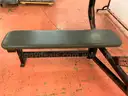 Hammer Strength Weight Bench With Bar &#x26; 2 - 25 lb Plates