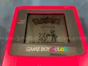 Nintendo Game Boy Color Model CGB-001 With Pokemon Red Game