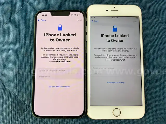 2 - Apple iPhones (User Locked): iPhone 13 A2482 128GB &#x26; iPhone 6S Plus A1687 128GB