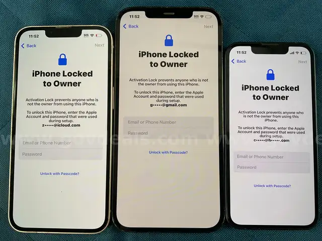 3 - Apple iPhones (User Locked): iPhone 13 Mini A2481 256GB, iPhone 13 A2482 128GB &#x26; iPhone 12 Pro Max A2342 256GB