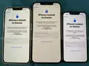 3 - Apple iPhones (User Locked): iPhone 13 Mini A2481 256GB, iPhone 13 A2482 128GB &#x26; iPhone 12 Pro Max A2342 256GB