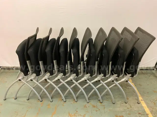 9 - Haworth X99 Nesting Side Chairs