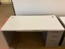2 - Desks: Steelcase, 60&#x22;x29&#x22;x30&#x22; &#x26; Unknown Brand, 58&#x22;x24&#x22;x29&#x22;