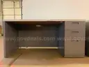 2 - Desks: Steelcase, 60&#x22;x29&#x22;x30&#x22; &#x26; Unknown Brand, 58&#x22;x24&#x22;x29&#x22;