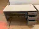 2 - Desks: Steelcase, 60&#x22;x29&#x22;x30&#x22; &#x26; Unknown Brand, 58&#x22;x24&#x22;x29&#x22;