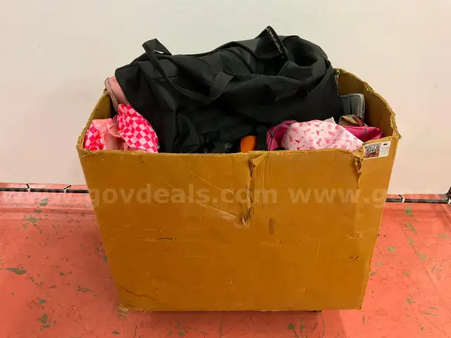 Large Box of Backpacks &#x26; Bags