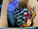 Box of Misc Lost &#x26; Found Backpacks, Bags &#x26; Purses