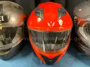3 - Motorcycle Helmets: 1Storm L, O&#x27;Neal S &#x26; Shoel XL