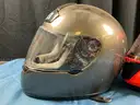 3 - Motorcycle Helmets: 1Storm L, O&#x27;Neal S &#x26; Shoel XL