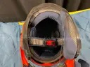 3 - Motorcycle Helmets: 1Storm L, O&#x27;Neal S &#x26; Shoel XL