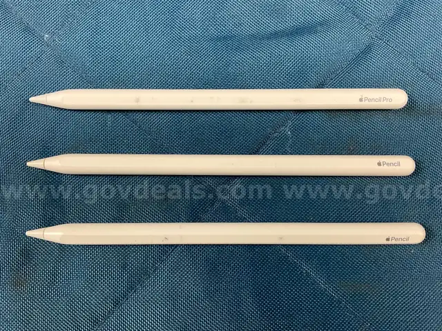 3 - Apple Pencils: 1 - Pro &#x26; 2 - Gen 2