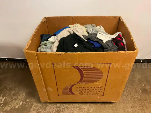 Large Box of Jackets, Coats &#x26; Sweats