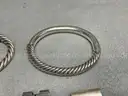 Lot of Sterling Silver Jewelry, 253 Grams Total Weight
