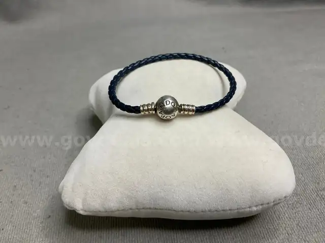 Fashion Sterling Silver Bracelet Labeled as Pandora, 5 Grams