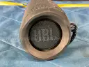 3 - JBL Bluetooth Speakers: 1 - Flip 4, 1 - Clip 3 and 1 - Go 3, All Power On