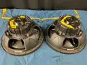 2 - Kicker Comp 12&#x22; Subwoofers Model 43C124 (Both Damaged) with Unfinished Speaker Box