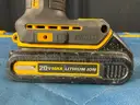 2 - Dewalt Cordless Power Tools With 2 - Batteries: Work Light, Model DCL040 &#x26; 1/4&#x22; Impact Driver, Model DCF787