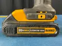 2 - Dewalt Cordless Power Tools With 2 - Batteries: Work Light, Model DCL040 &#x26; 1/4&#x22; Impact Driver, Model DCF787