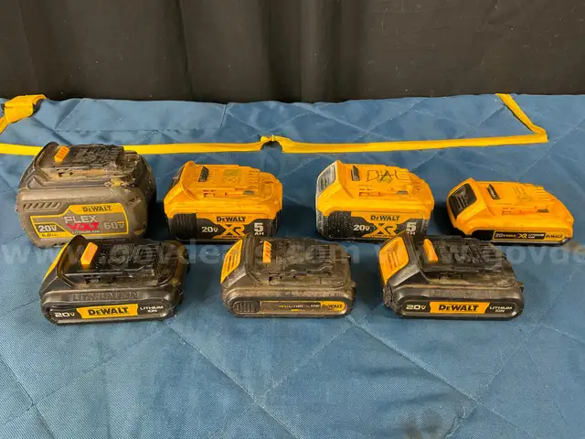 7 - Dewalt Batteries