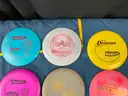 18 - Disc Golf Discs With 2 - Carrying Cases: Innova &#x26; Driven