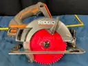 Ridgid Cordless Circular Saw, Model R8654 With Battery