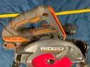 Ridgid Cordless Circular Saw, Model R8654 With Battery
